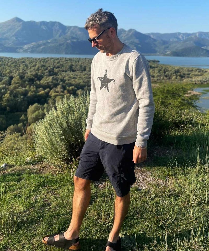 Alternative view of Rockstar! - Unisex Organic Cotton Sweatshirt