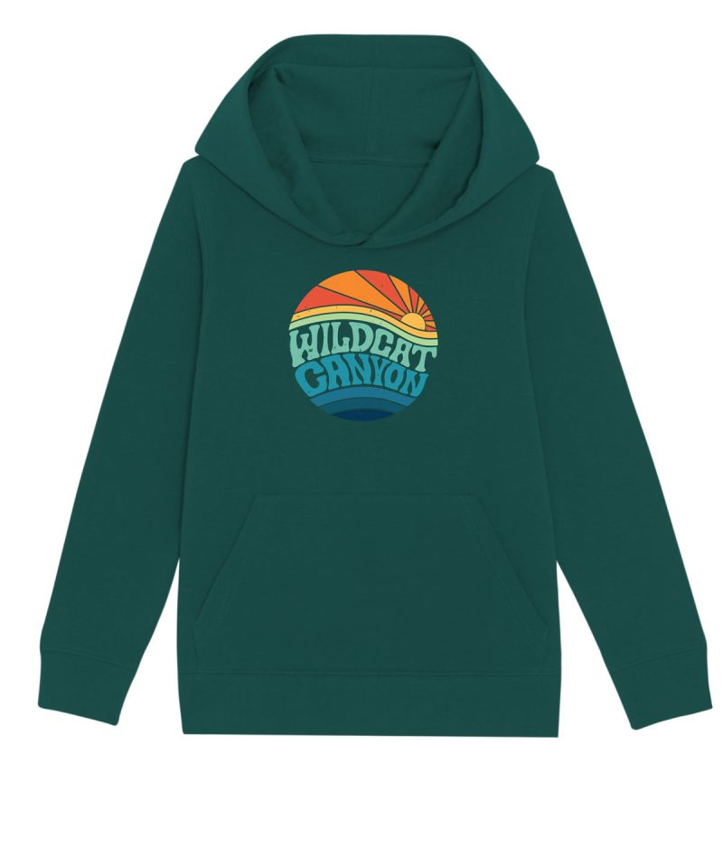 Wildcat Sunrise (Dark) - Kids Organic Cotton Hoodie