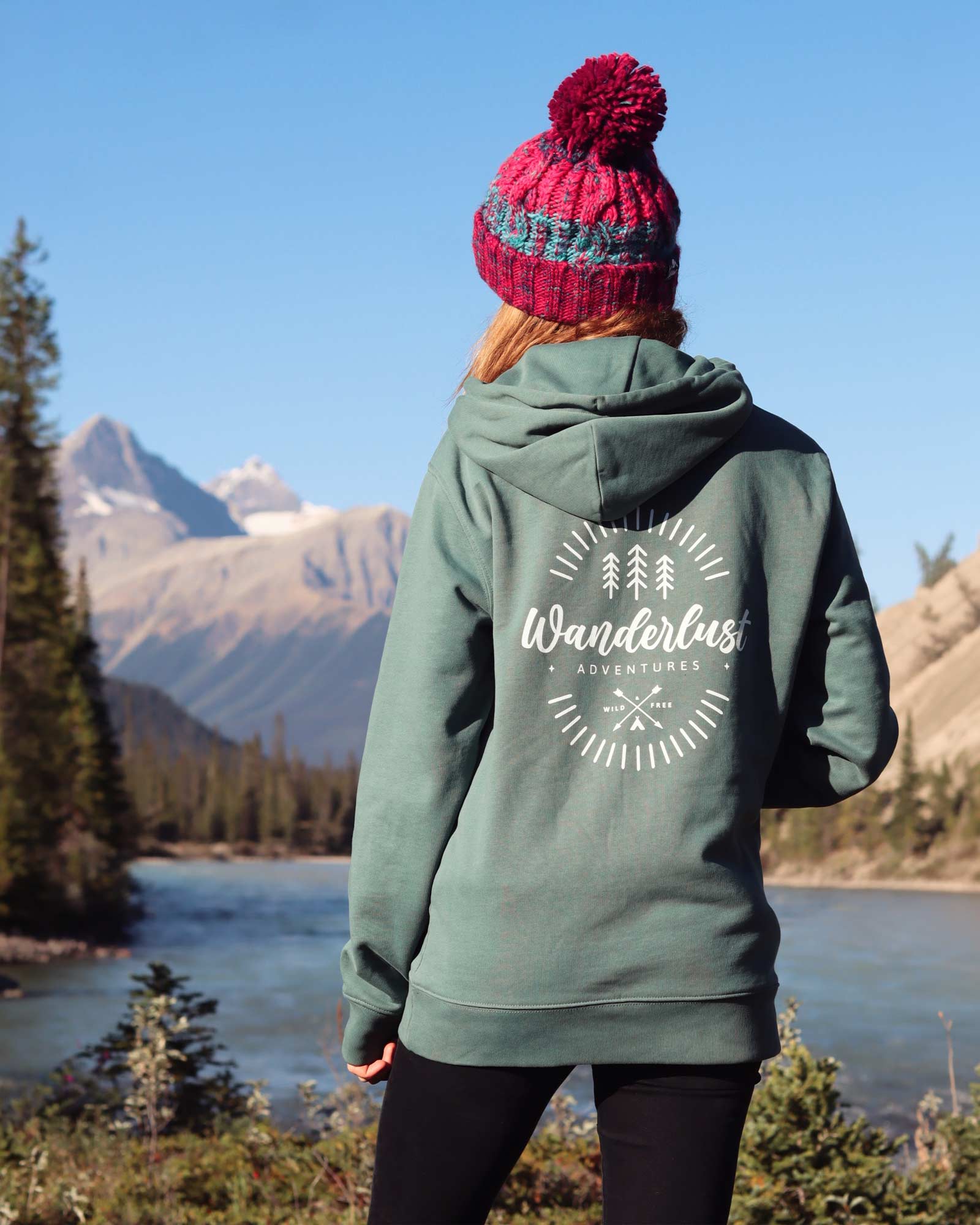Wanderlust Adventures - Unisex Organic Cotton Hoodie - Image 4