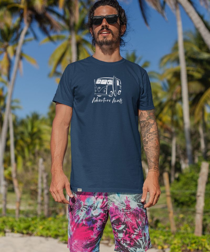 Alternative view of Road Trip - Men's Organic Cotton T-Shirt