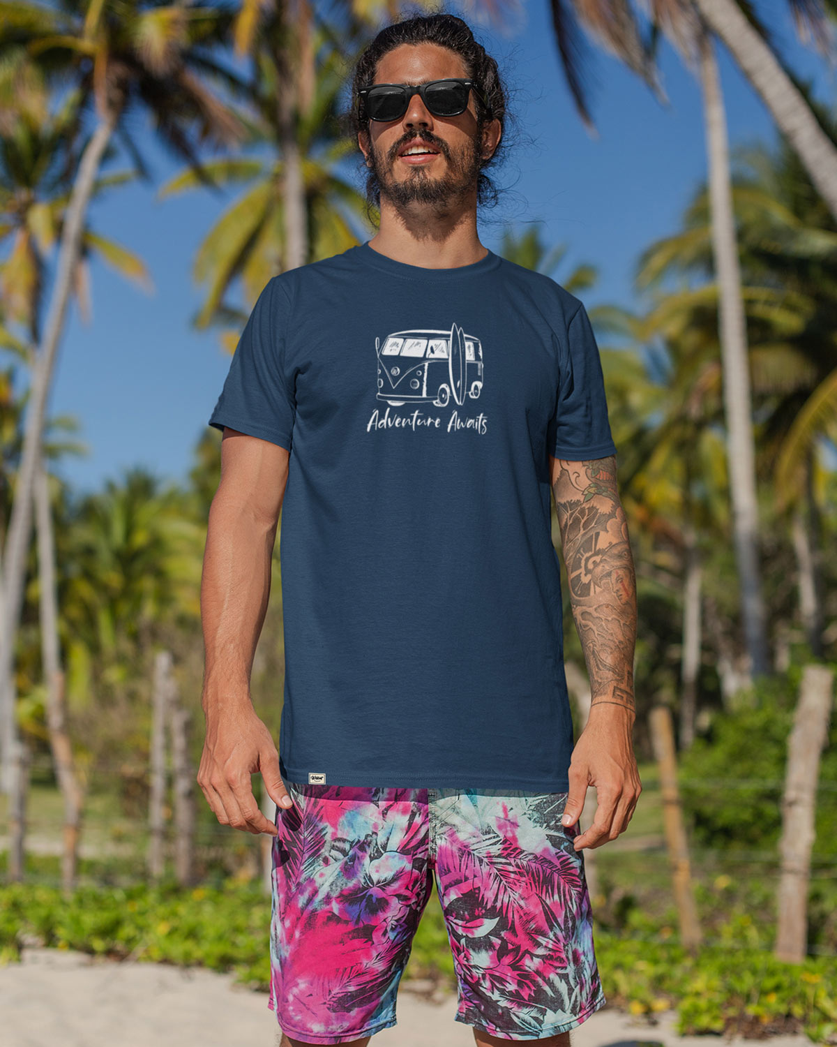 Road Trip - Men's Organic Cotton T-Shirt - Image 2
