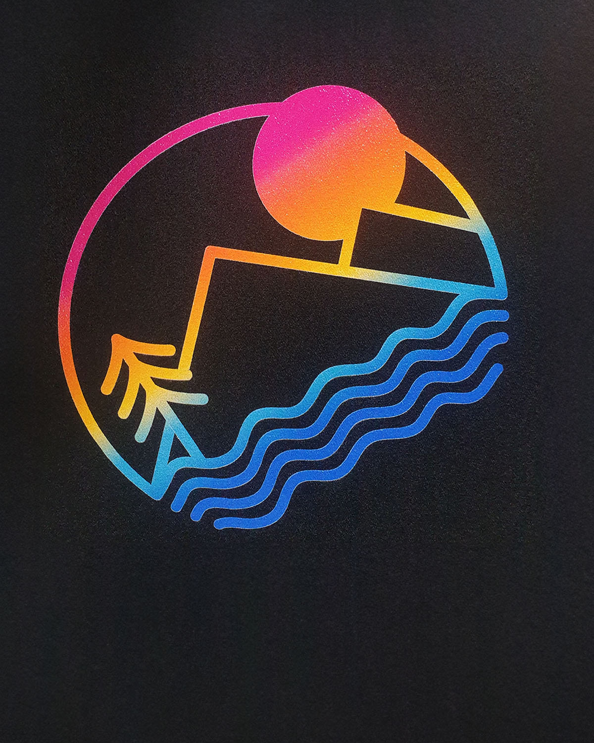 Vivid Tranquility - Men's Organic Cotton T-Shirt - Image 2