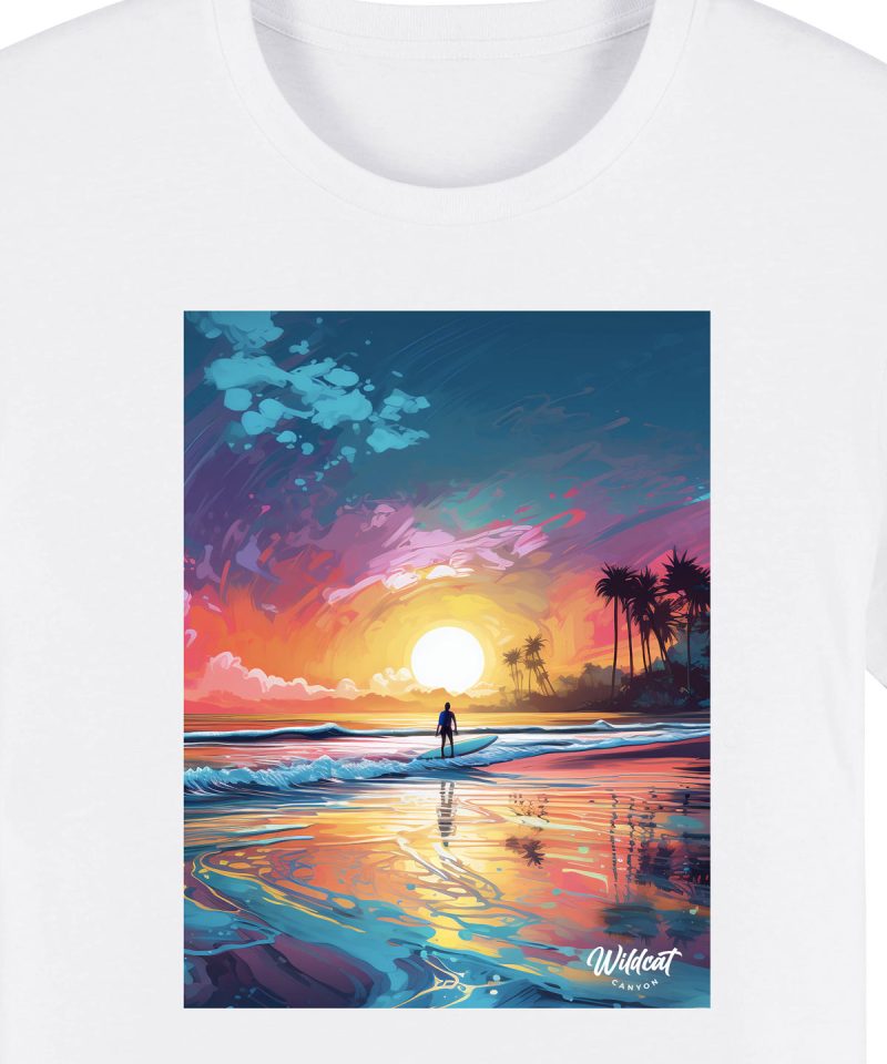 Alternative view of Seaside Serenity - Men's Organic Cotton T-Shirt