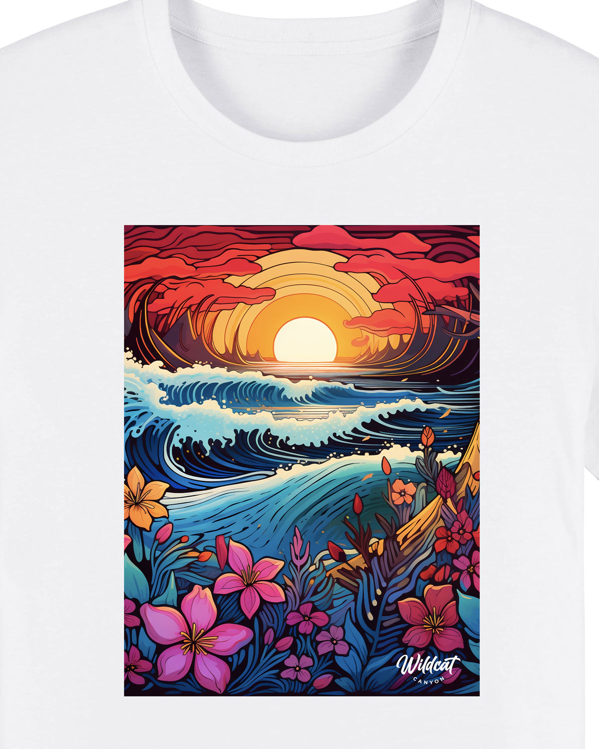 Tropical Tides - Women's Organic Cotton T-Shirt - Image 2