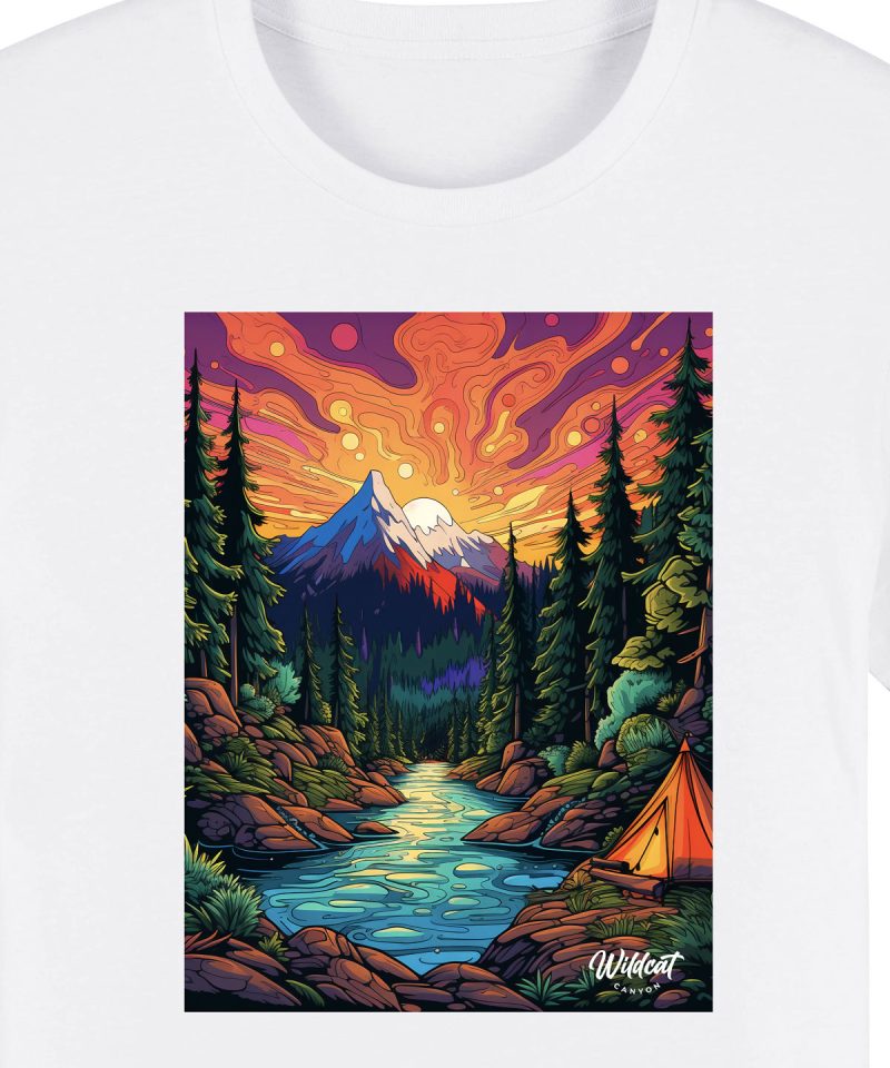 Alternative view of Riverside Retreat - Men's Organic Cotton T-Shirt