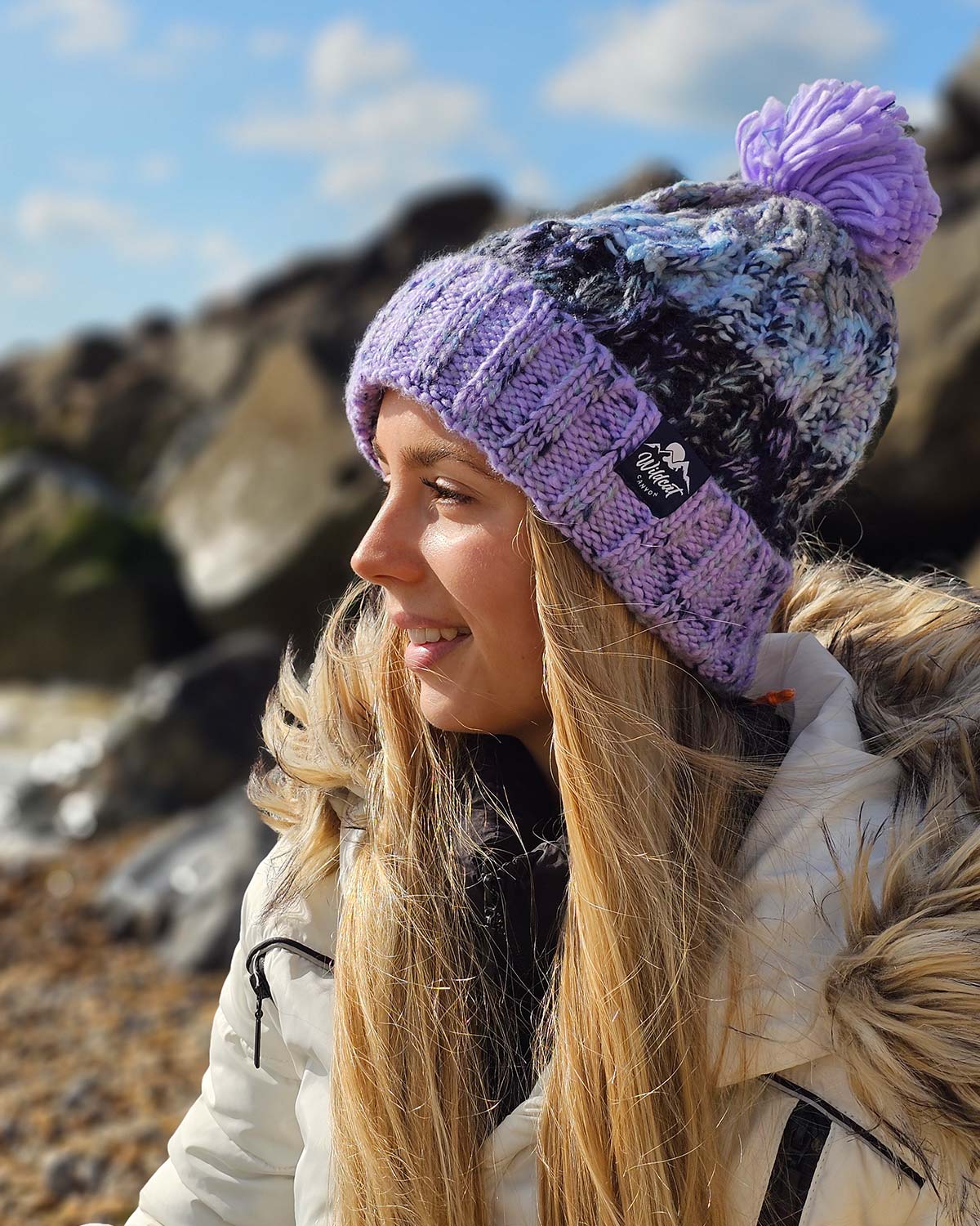 Pathfinder - Adults Bobble Hat (Lavender) - Image 3
