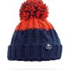 Snowseeker - Adults Bobble Hat (Navy & Red)