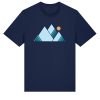 Wildcat Canyon Mountain Blues Men's Organic Cotton T-Shirt in French Navy