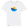 Wildcat Canyon Ride The Wave Men's Organic Cotton T-Shirt in White