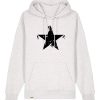 Wildcat Canyon Rockstar! Unisex Organic Cotton Hoodie in Cool Heather Grey
