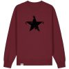 Wildcat Canyon Rockstar! Unisex Organic Cotton Sweatshirt in Burgundy