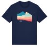 Wildcat Canyon Mountain View Men's Organic Cotton T-Shirt in French Navy
