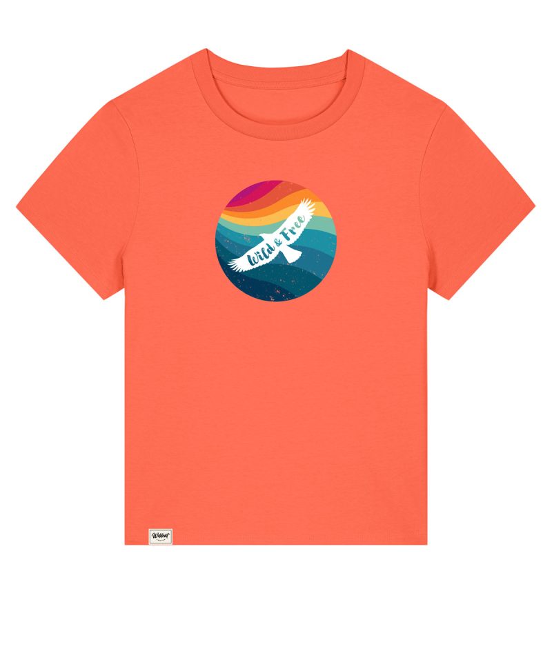 Wildcat Canyon Free As A Bird Women's Organic Cotton T-Shirt in Fiesta