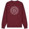 Wildcat Canyon Follow The Sun Men's Organic Cotton Sweatshirt in Burgundy