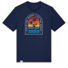 Wildcat Canyon Catch The Waves Men's Organic Cotton T-Shirt in French Navy