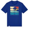 Wildcat Canyon Sunsets, Waves & Endless Days Men's Organic Cotton T-Shirt in Worker Blue