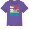 Wildcat Canyon Sunsets, Waves & Endless Days Women's Organic Cotton T-Shirt in Purple Love