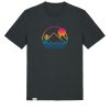 Wildcat Canyon Vivid Tranquility Men's Organic Cotton T-Shirt in Dark Heather Grey