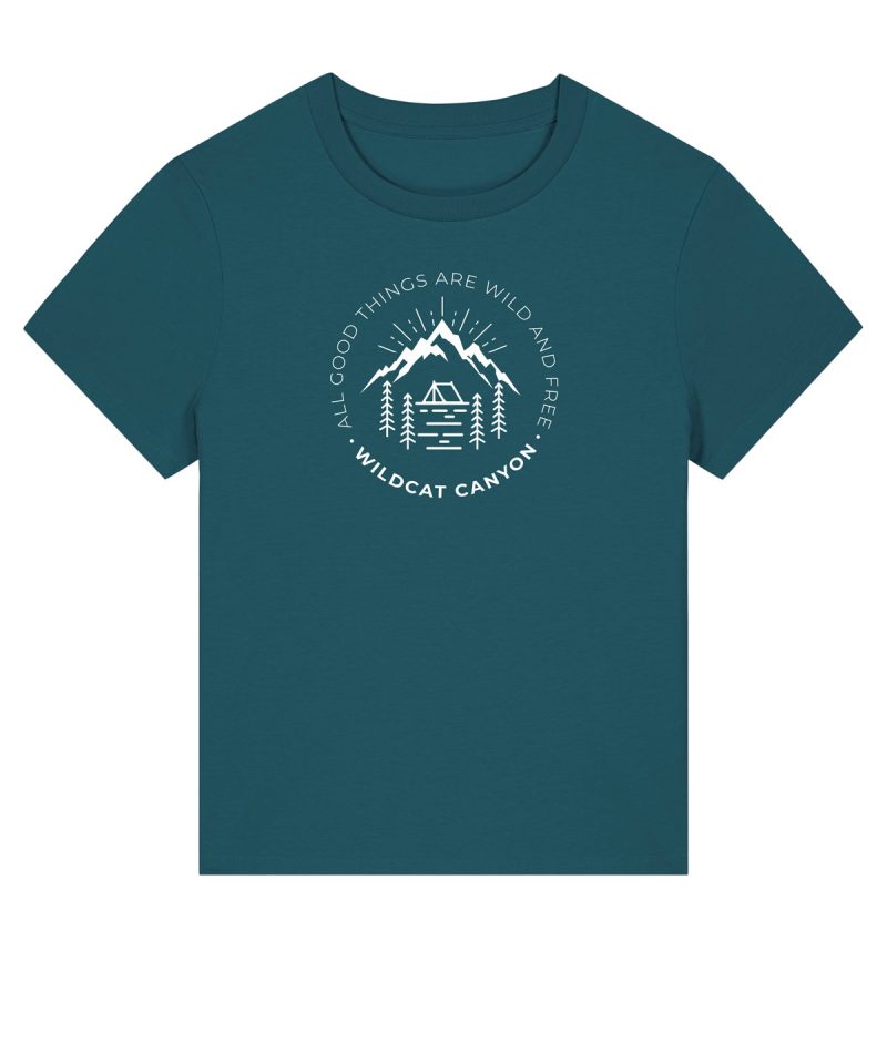 Wildcat Canyon All Good Things Women's Organic Cotton T-Shirt in Stargazer