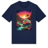Wildcat Canyon Sunset Voyage Men's Organic Cotton T-Shirt in French Navy
