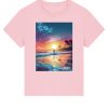 Wildcat Canyon Seaside Serenity Women's Organic Cotton T-Shirt in Cotton Pink