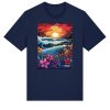 Wildcat Canyon Tropical Tides Men's Organic Cotton T-Shirt in French Navy