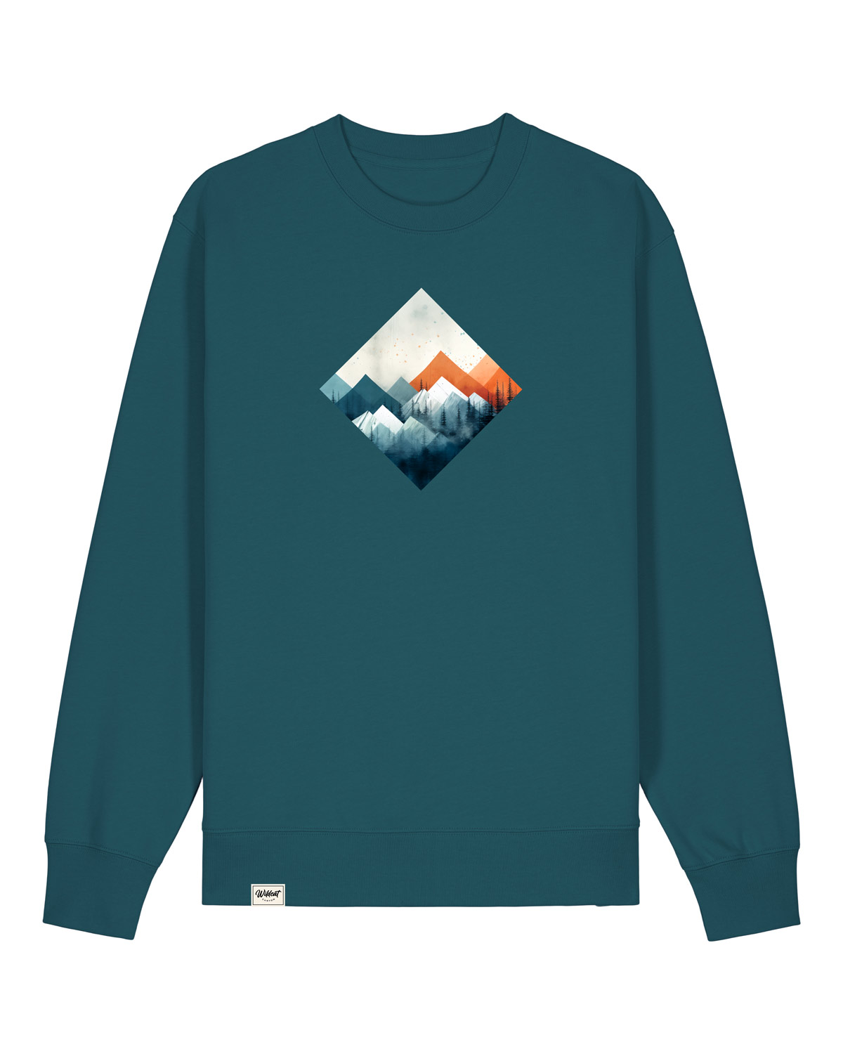 Wildcat Canyon Misty Mountains Unisex Organic Cotton Sweatshirt in Stargazer
