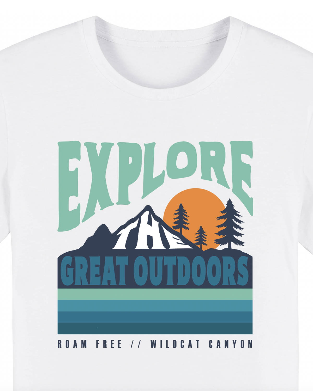 The Great Outdoors - Men's Organic Cotton T-Shirt - Image 2