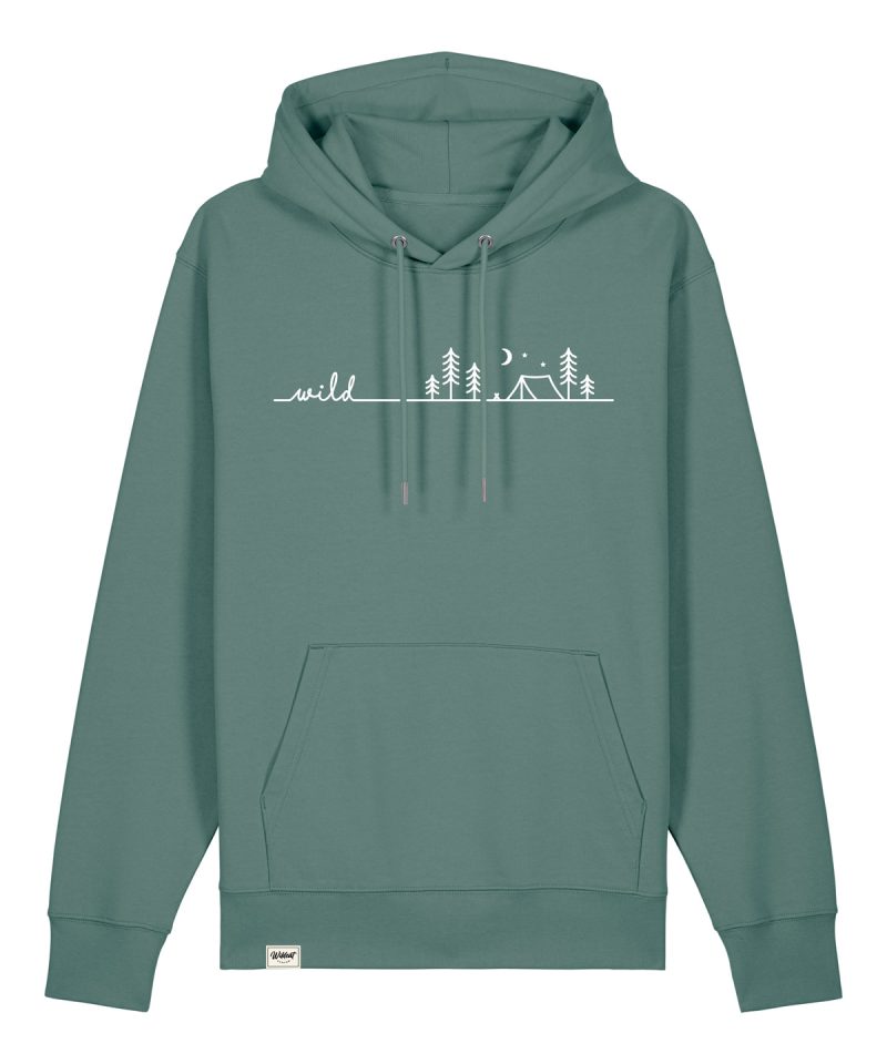 Wildcat Canyon Wild Dreamscape Unisex Organic Cotton Hoodie in Green Bay