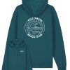 Wildcat Canyon Wild Waves Beach Club Unisex Organic Cotton Hoodie in Stargazer