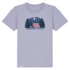 Wildcat Canyon Wanderlust Warrior Kids Organic Cotton T-Shirt in Lavender