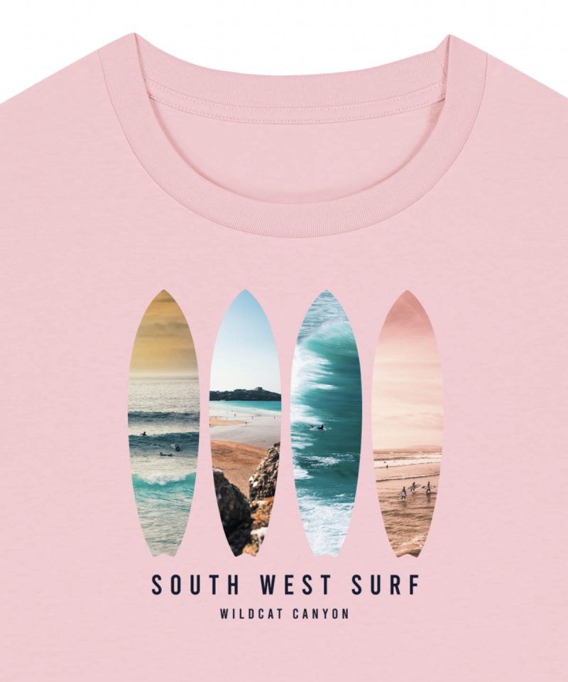 Alternative view of South West Surf - Women's Organic Cotton T-Shirt