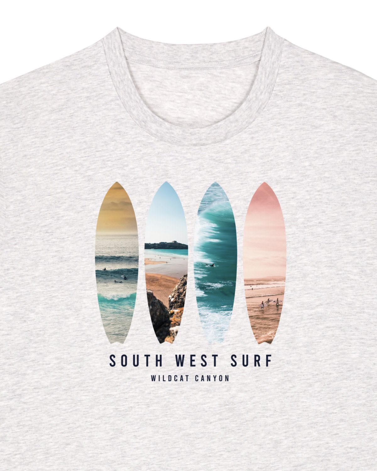 South West Surf - Men's Organic Cotton T-Shirt - Image 2