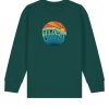 Wildcat Sunrise (Dark) - Kids Organic Cotton Sweatshirt