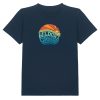 Wildcat Canyon Wildcat Sunrise (Dark) Kids Organic Cotton T-Shirt in French Navy