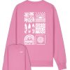 Wildcat Canyon Sunshine Soul Women's Organic Cotton Sweatshirt in Bubble Pink