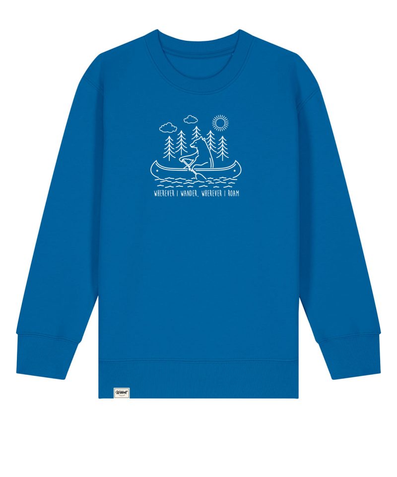 Wherever I Wander - Kids Organic Cotton Sweatshirt