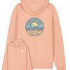 Wildcat Canyon Sunlit Surf Women's Organic Cotton Hoodie in Fraiche Peche