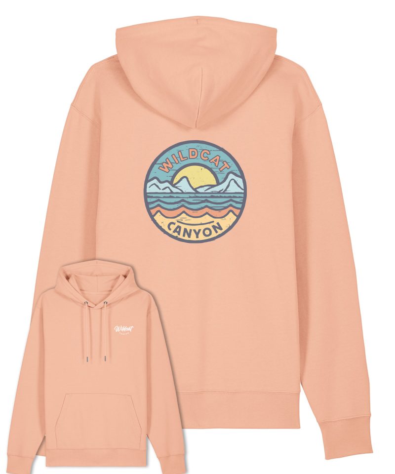 Wildcat Canyon Sunlit Surf Women's Organic Cotton Hoodie in Fraiche Peche