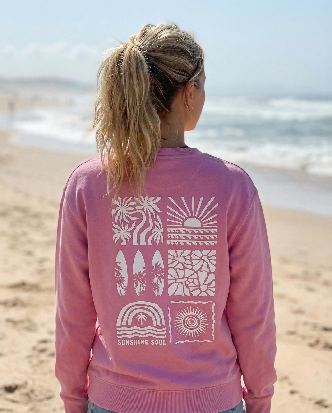 Sunshine Soul - Women's Organic Cotton Sweatshirt - Image 2