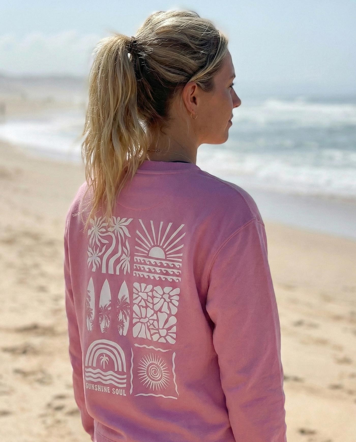 Sunshine Soul - Women's Organic Cotton Sweatshirt - Image 3