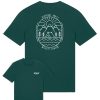 Wildcat Canyon Adventure Awaits Mens Organic Cotton T-Shirt in Glazed Green