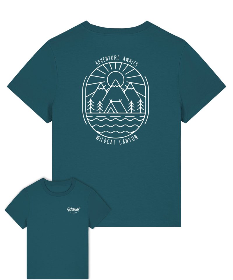 Wildcat Canyon Adventure Awaits Women's Organic Cotton T-Shirt in Stargazer