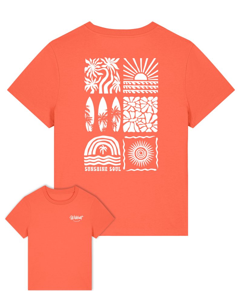 Wildcat Canyon Sunshine Soul Women's Organic Cotton T-Shirt in Fiesta