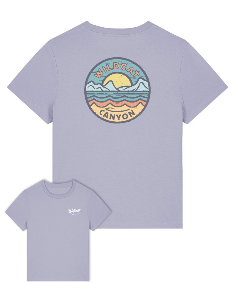 Wildcat Canyon Sunlit Surf Women's Organic Cotton T-Shirt in Lavender