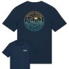 Wildcat Canyon Wild & Free Men's Organic Cotton T-Shirt in French Navy
