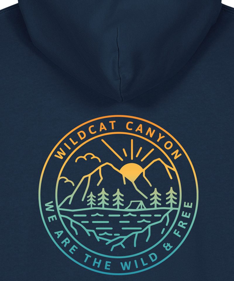 Alternative view of Wild & Free - Unisex Organic Cotton Hoodie