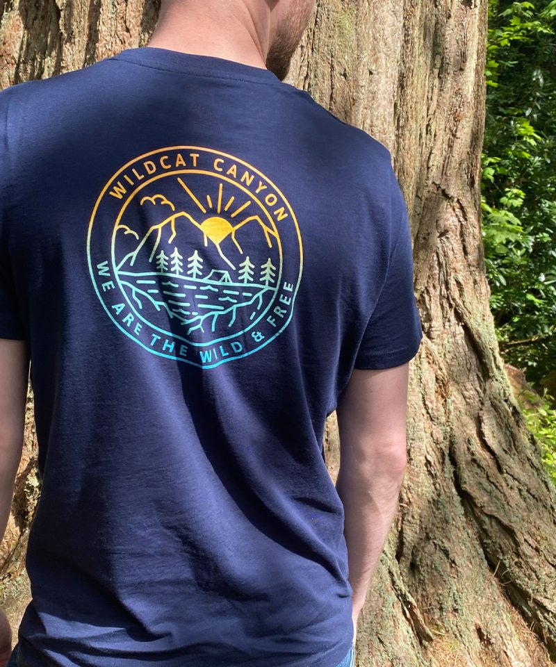 Alternative view of Wild & Free - Men's Organic Cotton T-Shirt