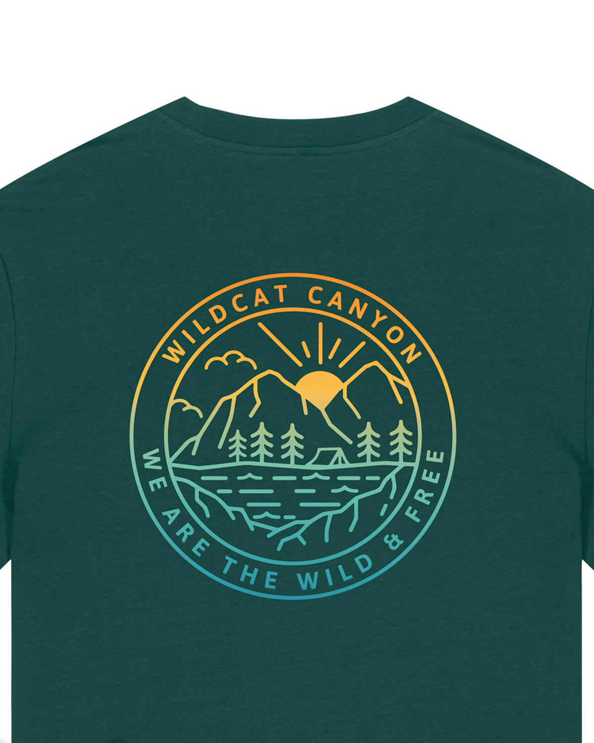 Wild & Free - Men's Organic Cotton T-Shirt - Image 3