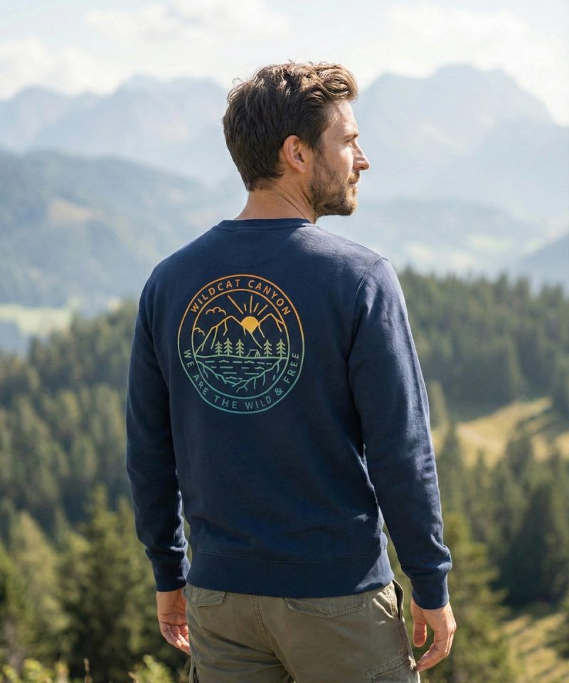 Alternative view of Wild & Free – Unisex Organic Cotton Sweatshirt